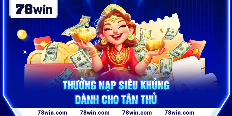 Thưởng nạp siêu khủng dành cho tân thủ